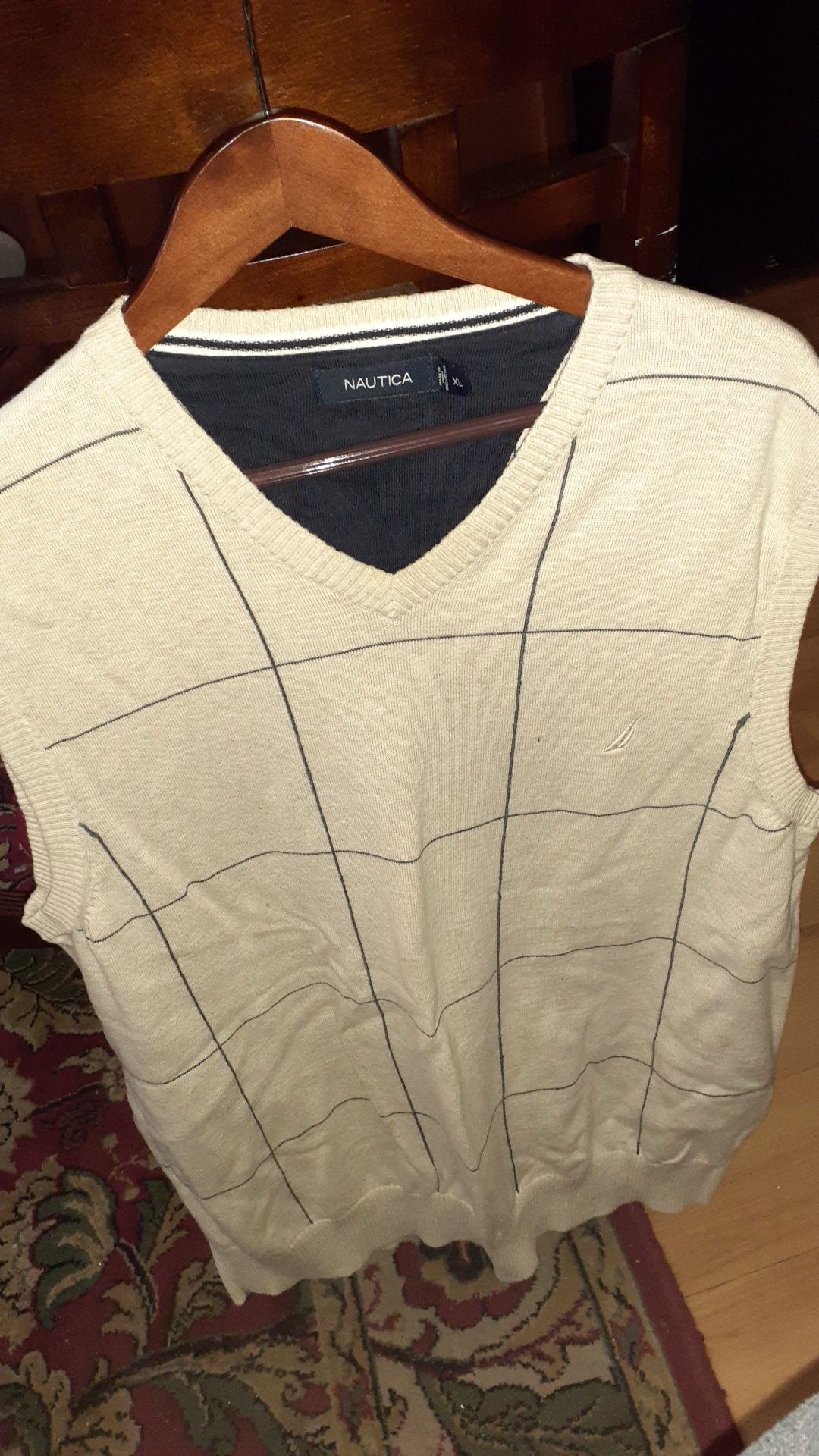 Mens Nautica Sweater Vest Size XL