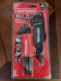 Craftsman 20 PC L to T Hex Key Set