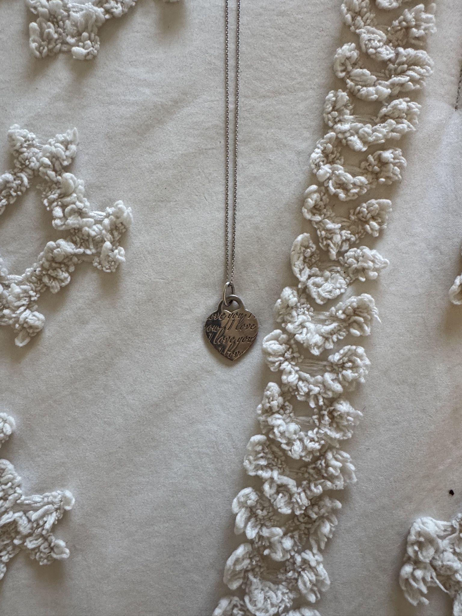 Tiffany & Co. I Love You Necklace (925 silver) 