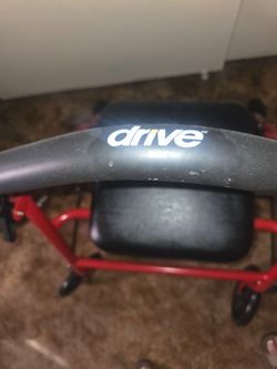 Drive Medical Rollator Walker with Seat