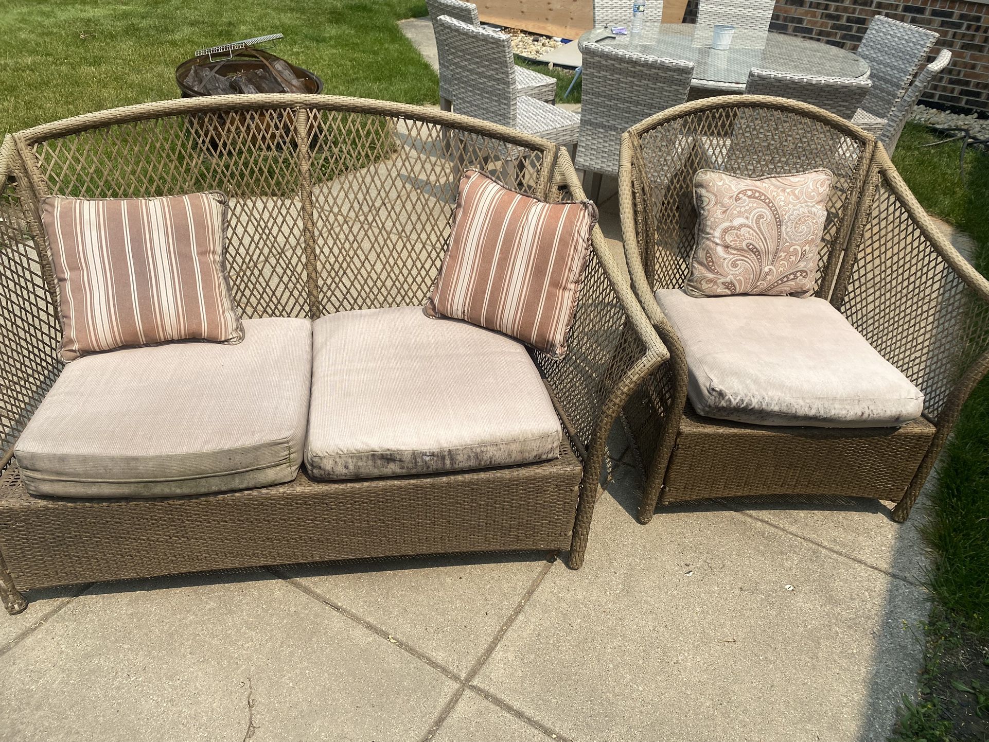 Wicker Patio Set