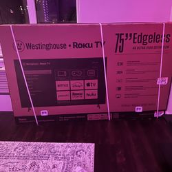 Brand new unopened 75inch Roku TV 