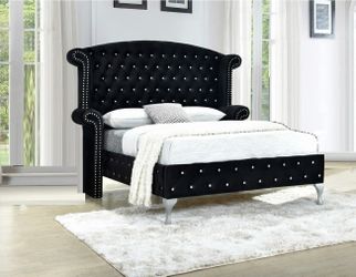 Majestic 4-PIECE Queen Velvet Bedroom Set - NEW Wholesaler Liquidation Up to 80% OFF