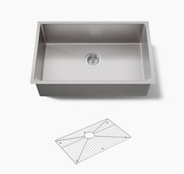 NEW Kohler Strive 29" Undermount Stainless Steel Kitchen Sink – In Sealed Box
