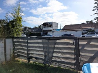 Privacy tarp  fence screen for construction