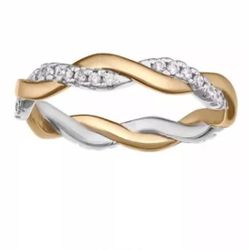 PRIMROSE Twist Ring Size 7