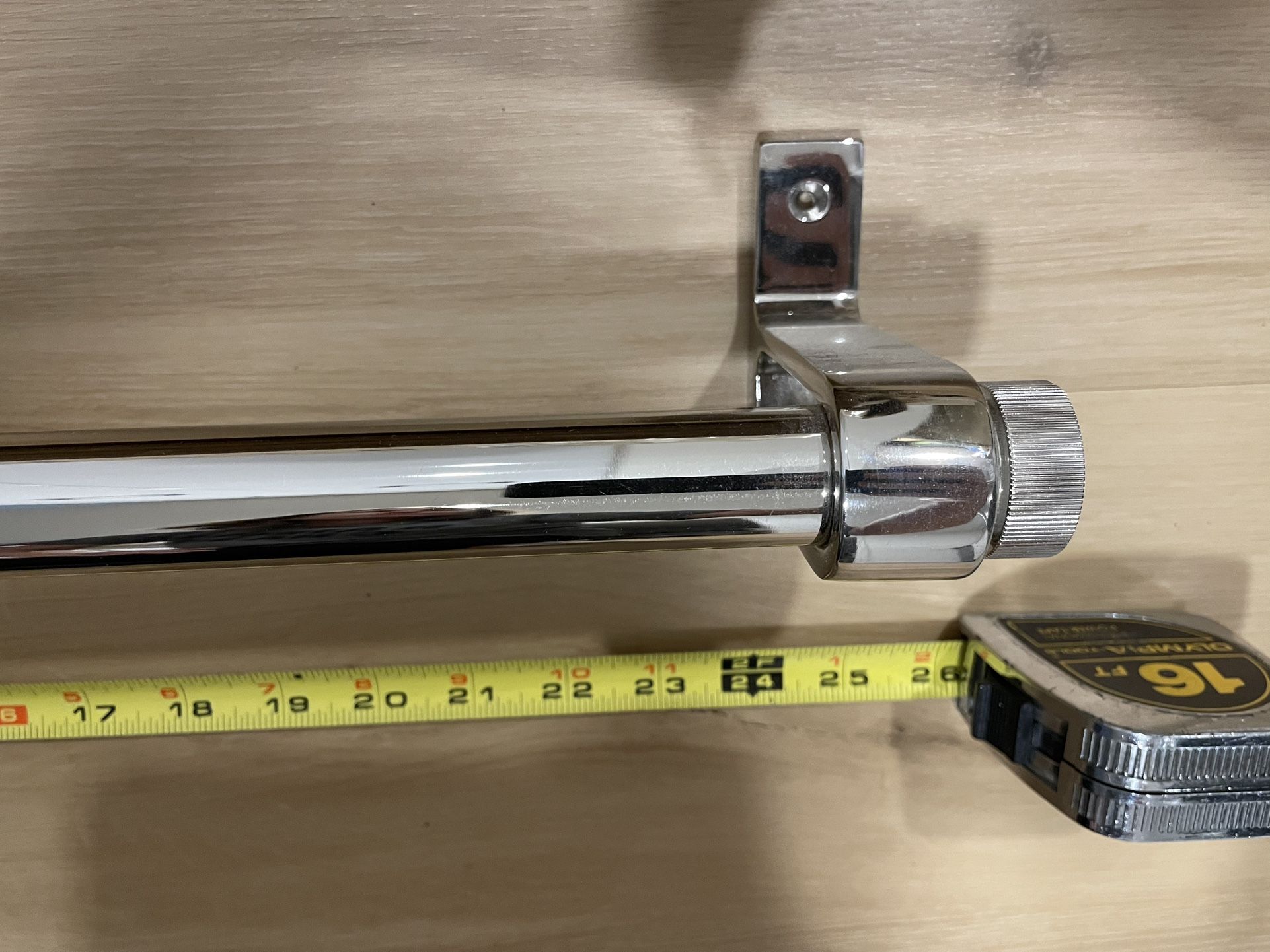 Rejuvenation Towel Bar Chrome 26”