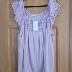 Lavender 3X Women's Top