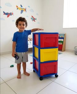 💎 Multi-Color 3-Drawer Rolling Plastic Colored Storage Cart on wheels