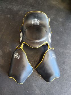 Original Top King Body and Thigh Leather Protection For Muay Thai And Mma