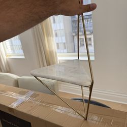 Small Marble Gold Shelf 