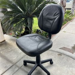 Black Leather Office Chair 