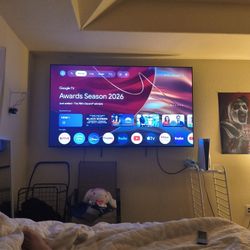 85 Inch Flat Screen TV  With Remote 