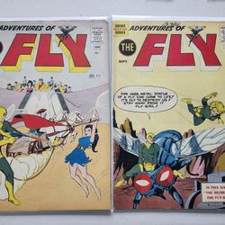 1960s Archie Adventures Of The Fly,  8 Comics Total 