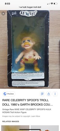Rare hulk hogan troll doll