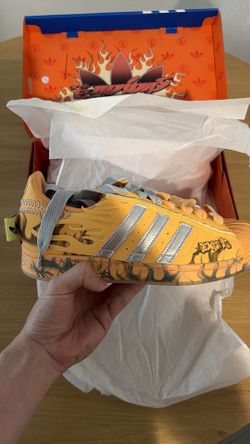 HELLSTAR X ADIDAS SUPERSTARS LL 'HAZY ORANGE'