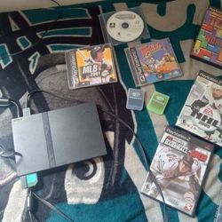 PlayStation 2 And 1 Bundle With 8 Inch Moitor