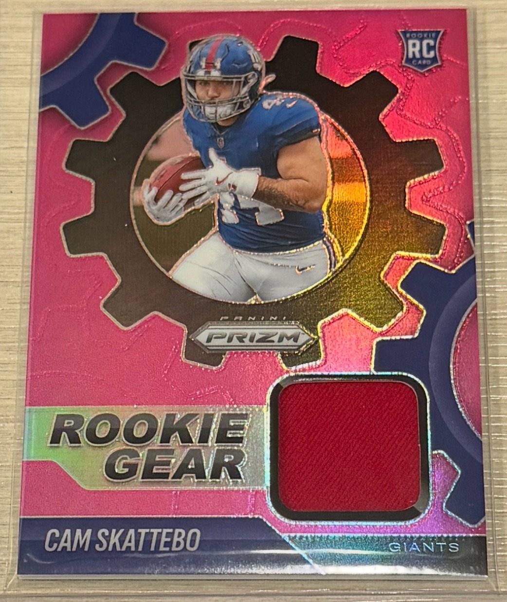 Can Skattebo Rookie Gear Panini Prizm