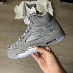 NEW Wolf Grey 5s (Sz 10)