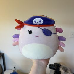 Pink Pirate Crab Squishmallow New, Small