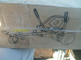  seat attachment to transform your hoverboard into a go-kart. Kids can comfortably sit on the hoverboard instead of standi