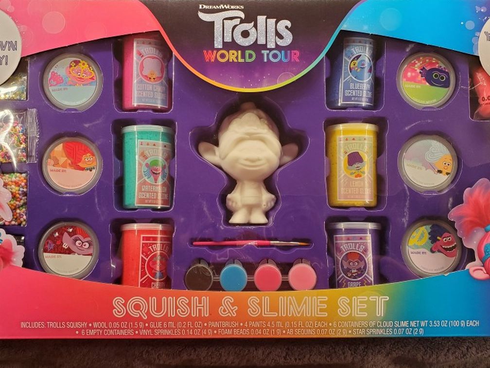 Trolls World Tour Squish & Slime Set