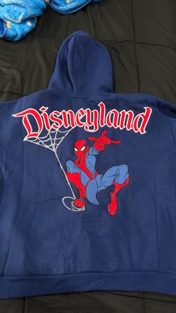 Disneyland Spider-man Zip up hoodie Size M