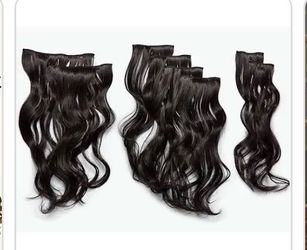 I have four hair clip that are black and long natural hair