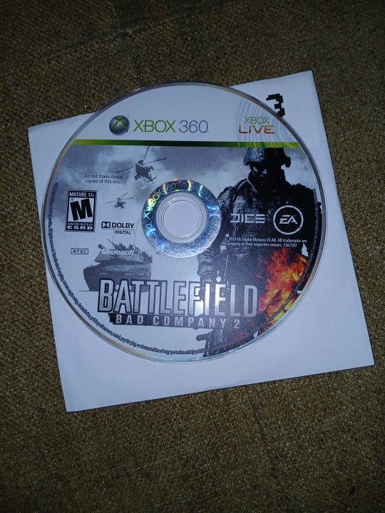 Battlefield Bad Company 2 For Xbox 360