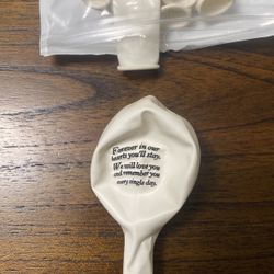 Funeral/Memorial Balloons 
