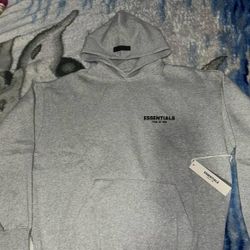 Grey Essentials Hoodie