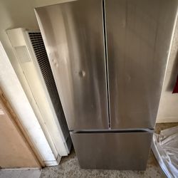 Grey Samsung Refrigerator 