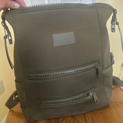 Dagne Dover Medium Diaper Backpack – Olive/Green + Accessories