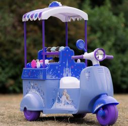 New! Disney Frozen Ice Cream Cart Ride On