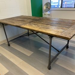 RH Reclaimed Wood Dining Conference Table Lo