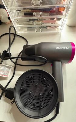 Hair blow dryer straight hair and curly hair