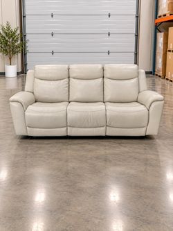 Gilman Creek Sanders Leather Power Reclining Sofa