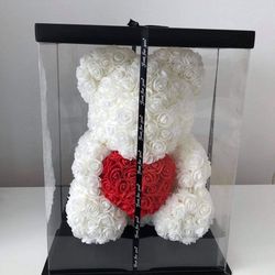 Flower Bear Rose Bear Anniversary Birthday And Much 