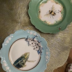 Laura Ashley 'Nature Table' Plates (Set of 2)