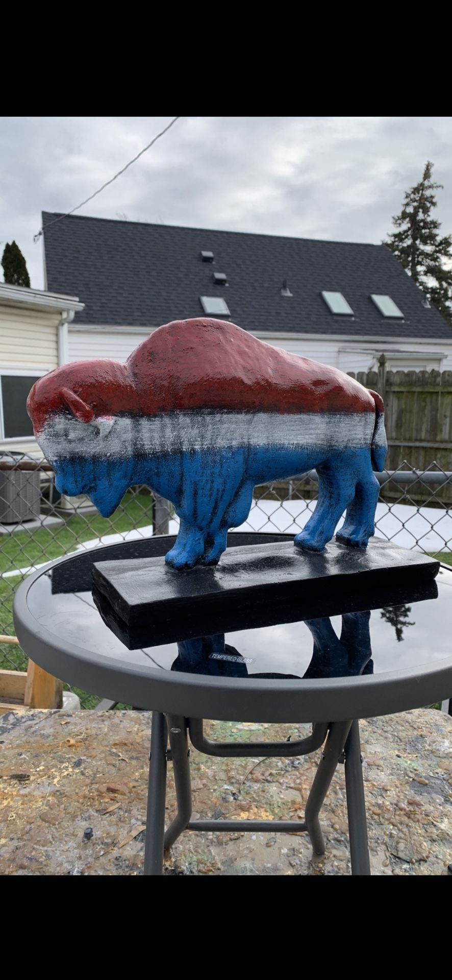 The Red White And Blue Buffalo