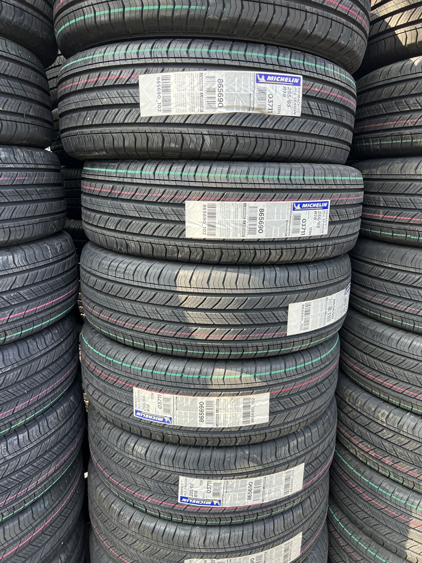 255/65/18 Michelin #4 New Tires Mount & Balance // Set De 4 Llantas Nuevas Michelin Ya Instaladas