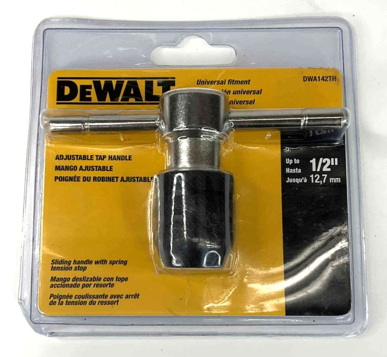 DeWalt Universal Fitment 1/2" Adjustable Tap Handle - NEW