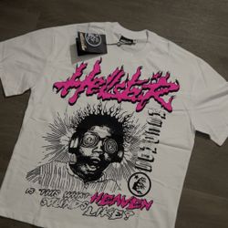 White And Pink Hellstar Shirt