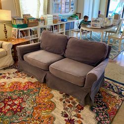Crate and Barrel Bayside Slipcovered Sofa