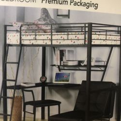 Cama Twin Size Con Espacio Abajó