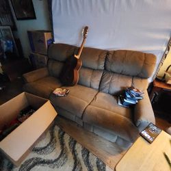 Lazy Boy Couch With 2 Recliners.  