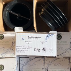 Green Drain Pipe Size 3.5  Height 2”