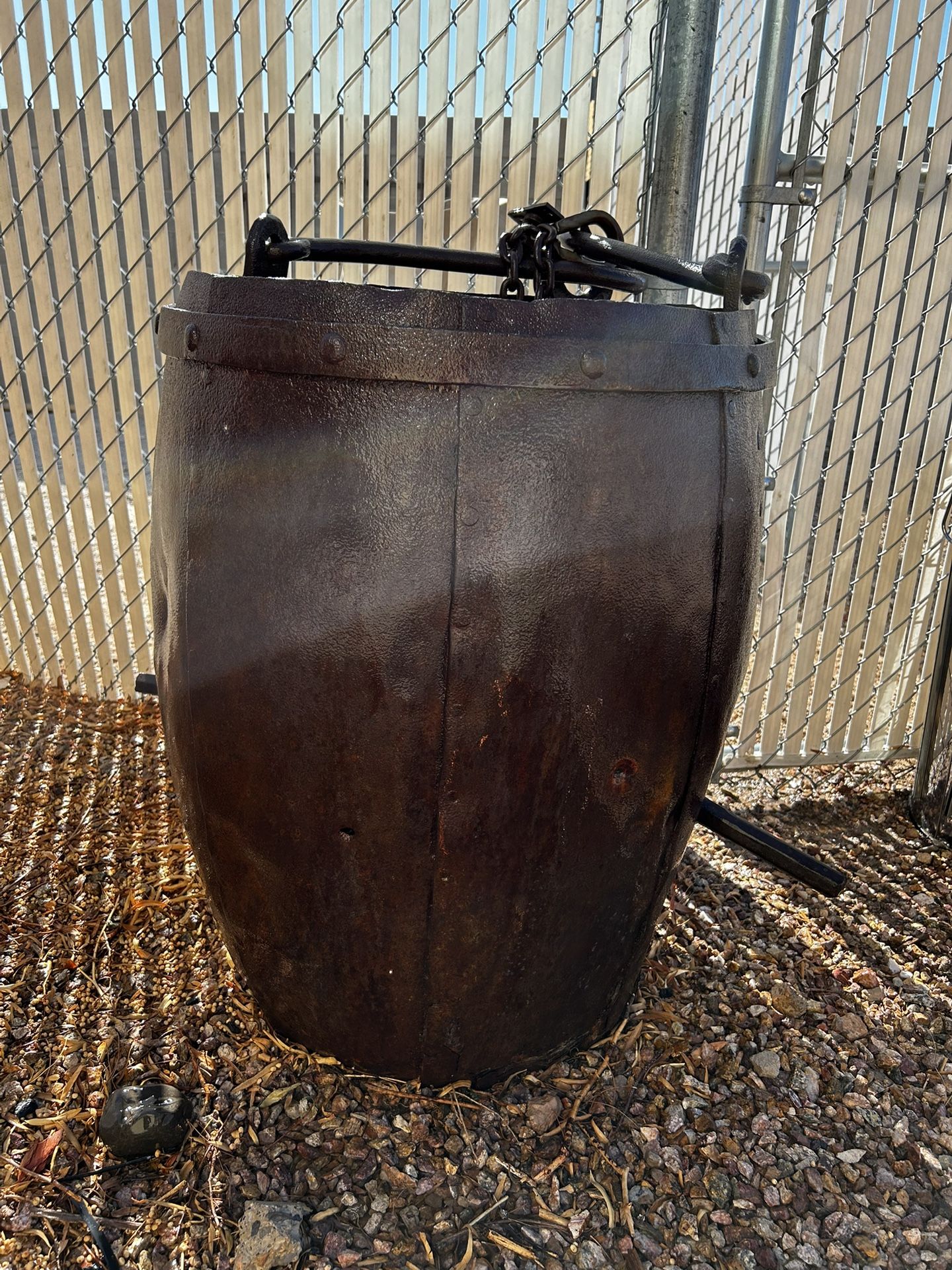 Antique Mining Ore Bucket
