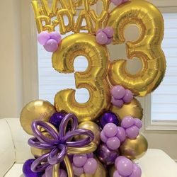Balloons Bouquet - Happy Birthday 