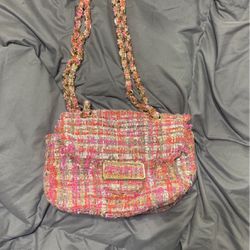 Pink And Gold Purse